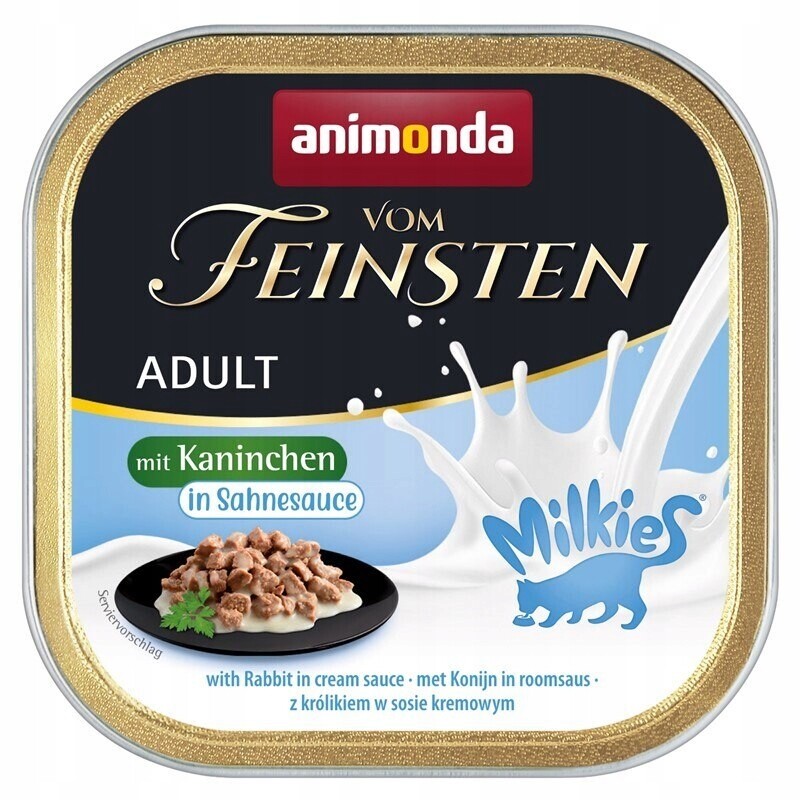 Animonda Vom Feinsten Adult Milkies v omáčce - králičí ve smetanové omáčce