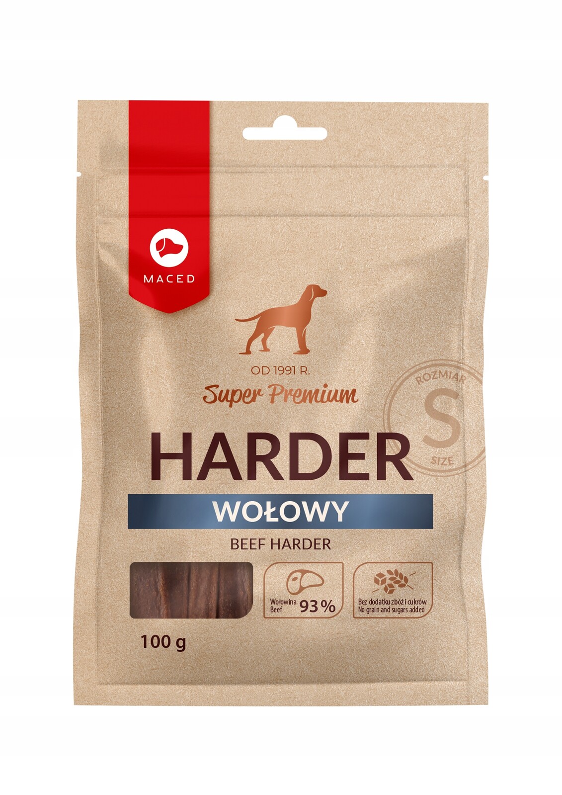 Maced Super Premium Harder hovězí - Výhodné balení: 3 x 100 g