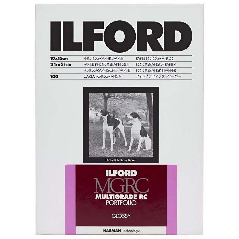 ILFORD 10x15/100 MULTIGRADE RC PORTFOLIO, černobílý fotopapír, MGRCPF.1K (lesk)