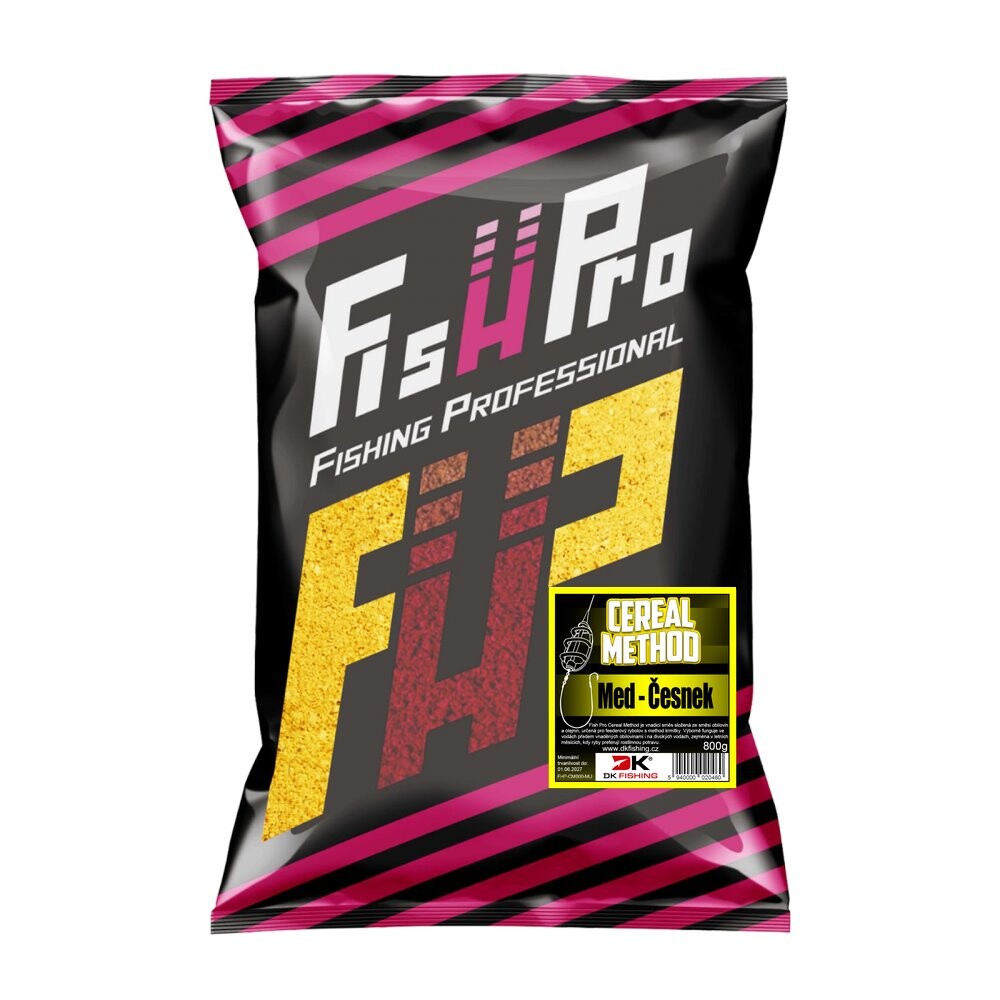 Fish Pro krmítková směs Cereal Method med-česnek 800g-FHPCM800MU