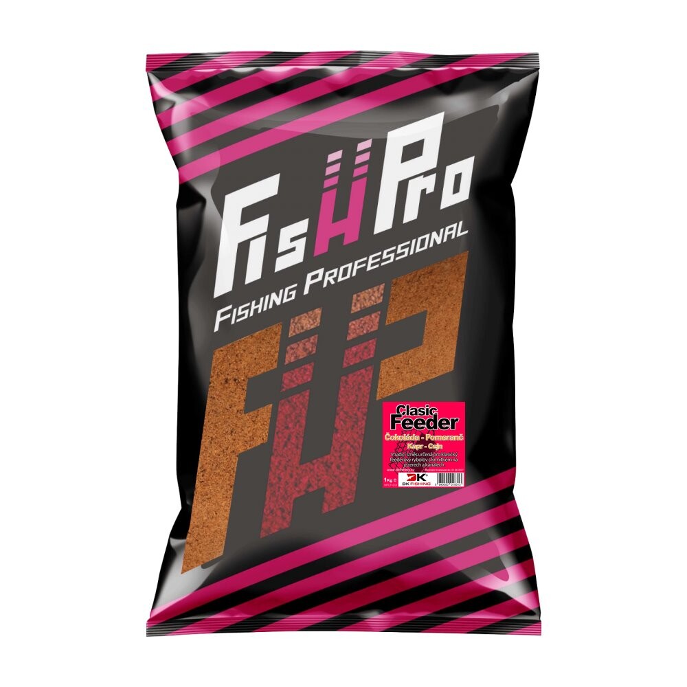 Fish Pro krmítková směs Classic Feeder kapr-cejn čokoláda-pomeranč 1kg-NFCFCO