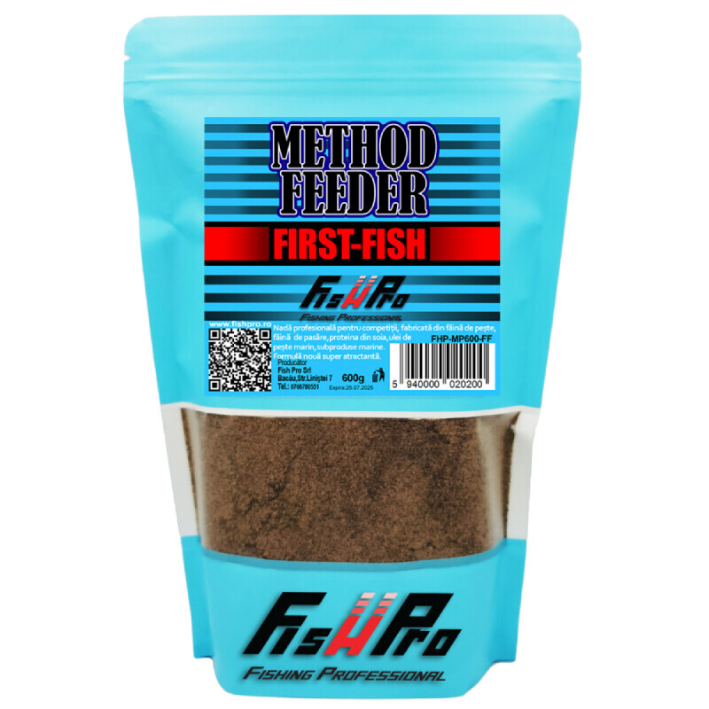 Fish Pro krmítková směs Method Feeder first-fish 600g-FHPMF600FF