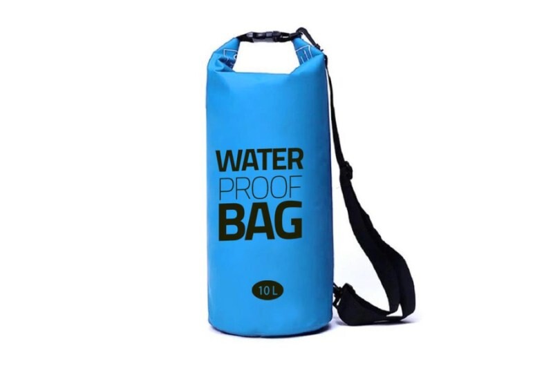 Voděodolný vak/taška 10 litrů modrý