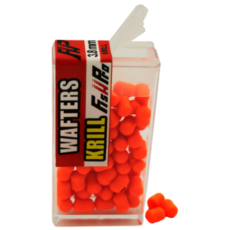 Fish Pro nástraha Wafters Easy Open krill 3,8x5mm 80ks-FHPW38K80