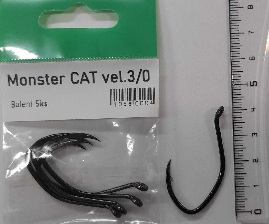Monster CAT sumcové háčky vel. 3/0 / 5ks