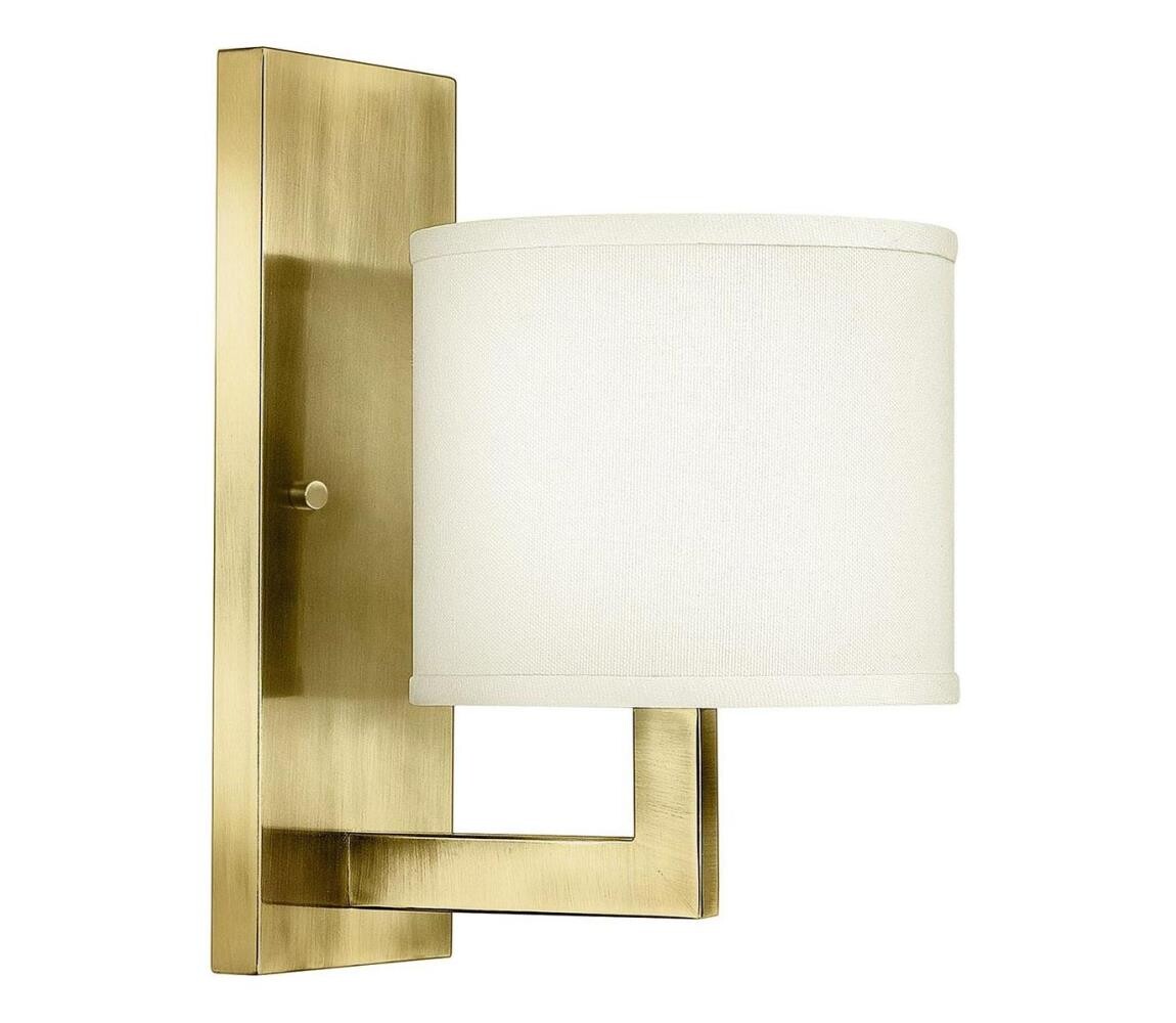 Elstead Hinkley HK-HAMPTON1-BB - Nástěnné svítidlo HAMPTON 1xE27/60W/230V zlatá