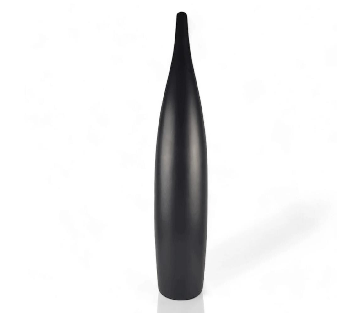 Estilo Home Keramická váza 70 cm matná černá