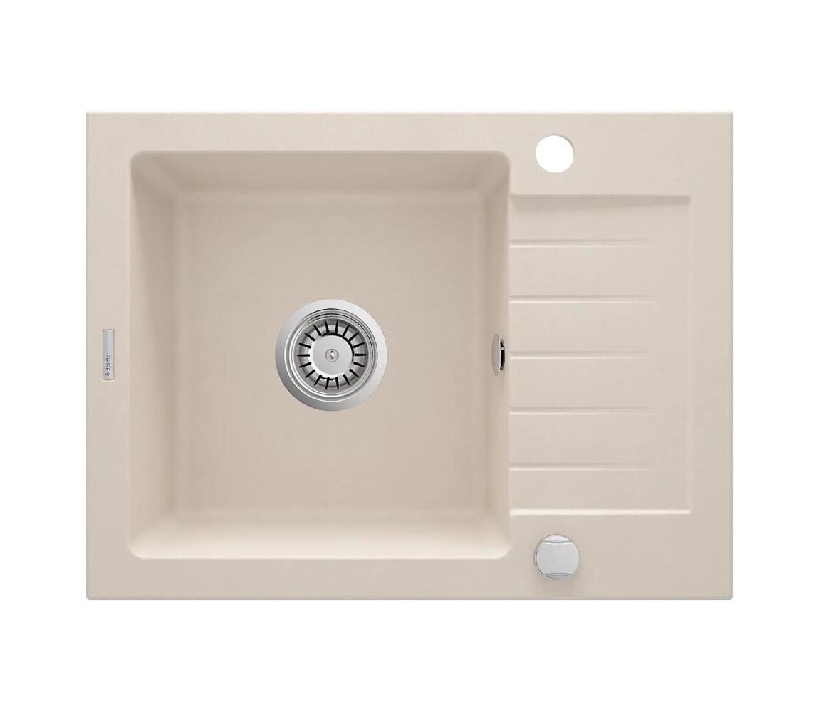 Deante Deante ZQZ_511A - Kuchyňský dřez ZORBA 58x44 cm granit/béžová
