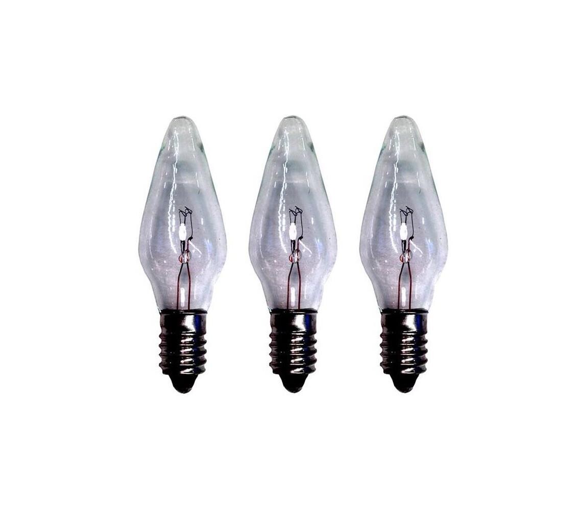 Markslöjd Markslöjd 702323 - SADA 3x Průmyslová vánoční žárovka RESERVLAMPA E10/3W/55V