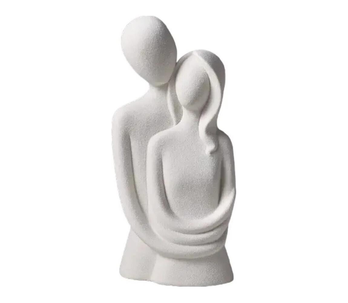 Estilo Home Keramická stolní dekorace 20x9,5x7,5 cm šedá