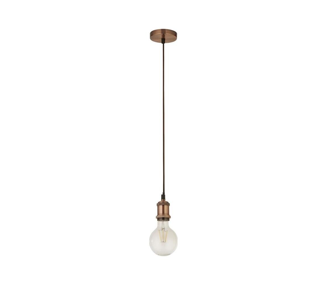 Searchlight Searchlight 7461CU - Lustr na lanku SUSPENSION 1xE27/60W/230V měděná