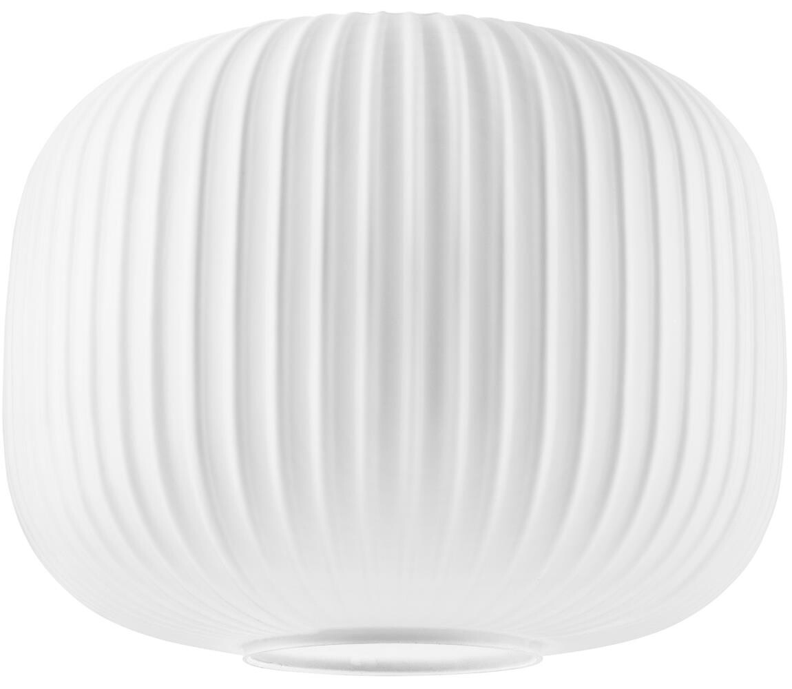 Náhradní sklo k lustru HARMA E27 20x26 cm bílá