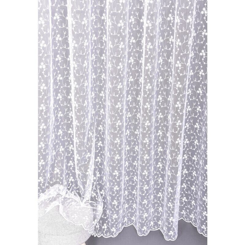 Záclona markizeta, Zámecká zahrada metráž, bílá 250 cm