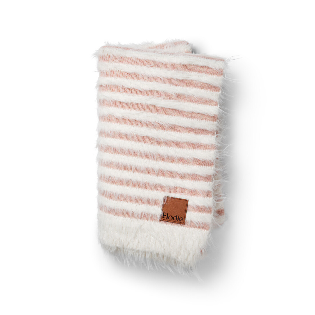Elodie Details Furry Knit Blanket Faded Rose, deka