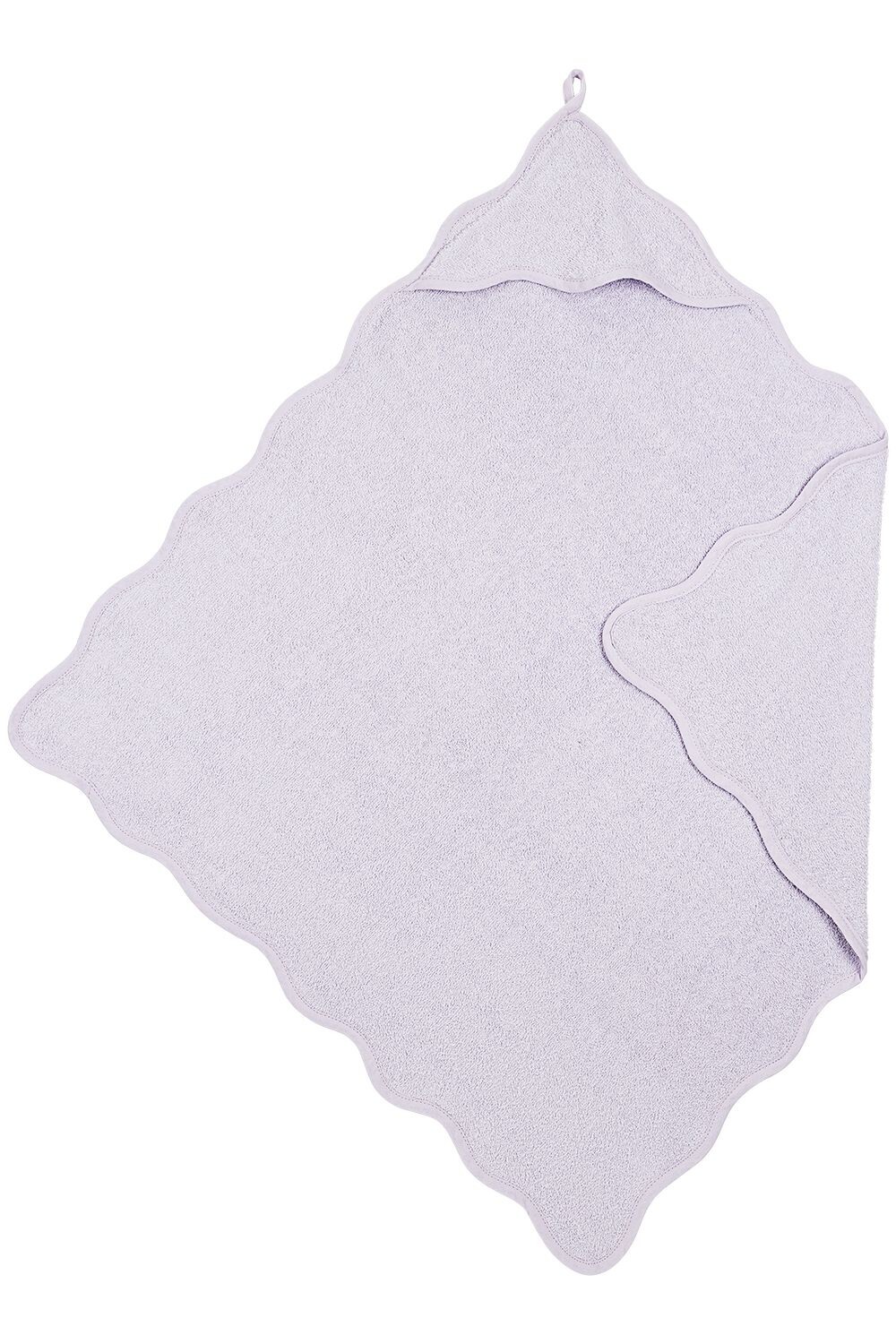 Meyco Osuška s kapucí Wavy - Soft lavender