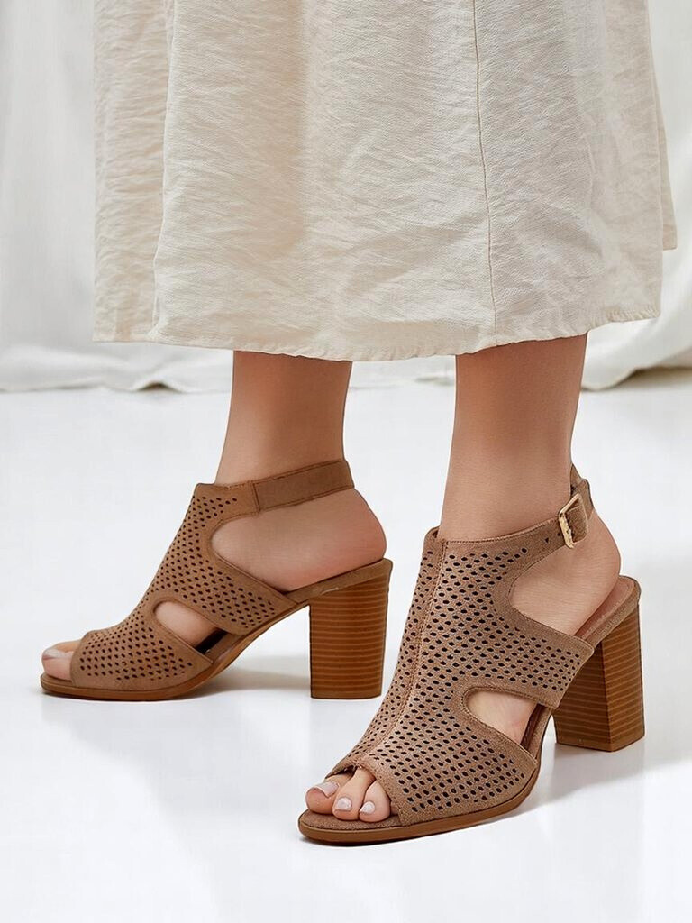 Resti Women’s perforated block‑heel sandals Abetle