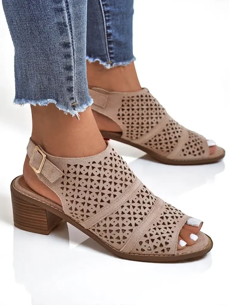 Resti Women's Elira Openwork Low Heel Sandals