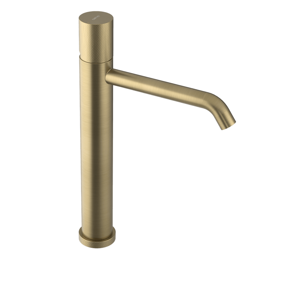 Sapho ULTRATAP stojánková umyvadlová baterie vysoká, prodloužená hubice, zlato mat