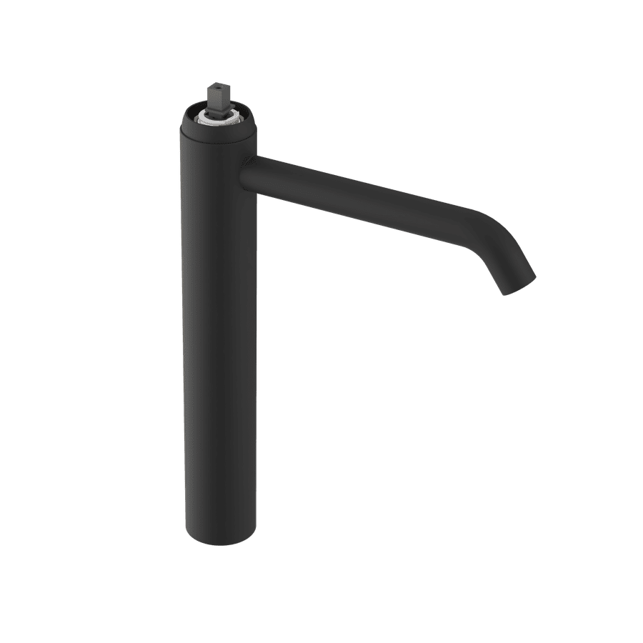 Sapho ULTRAMIX tělo stojánkové umyvadlové baterie vysoké, prodloužená hubice, černá mat