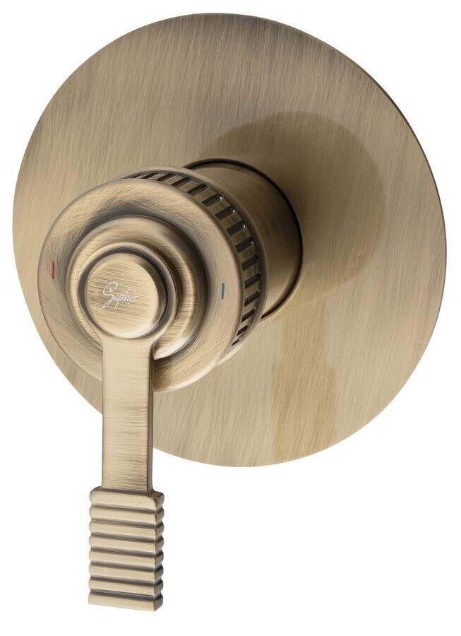 Sapho VERSI podomítková sprchová baterie, 1 výstup, bronz