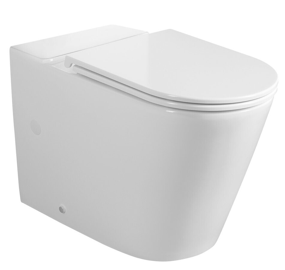 Sapho AVIS WC kombi mísa, Vortex Rimless, 66x36 cm, spodní/zadní odpad, bílá
