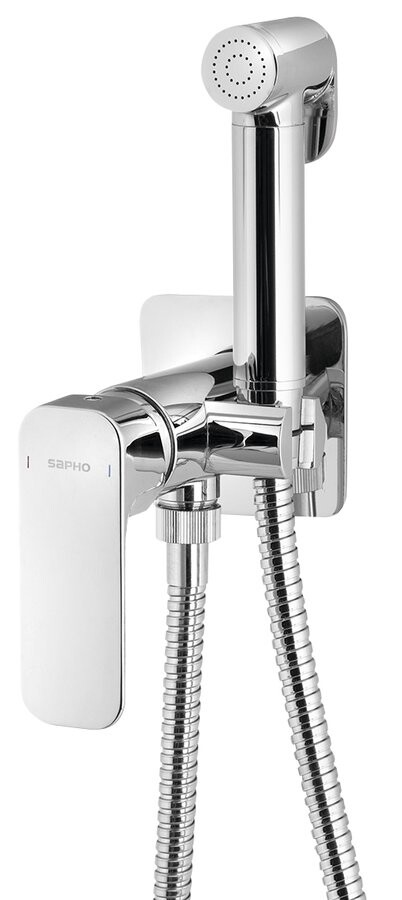 Sapho SPY podomítková bidetová baterie se Stop sprškou, chrom