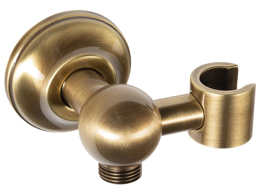 Sapho ANTEA držák sprchy s vyústěním, bronz