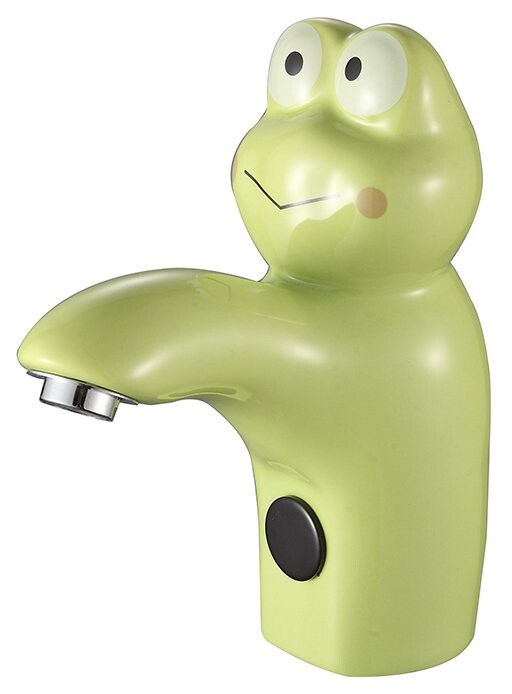 Sapho KID Senzorová stojánková keramická baterie 6V DC (4xAA), žába, zelená