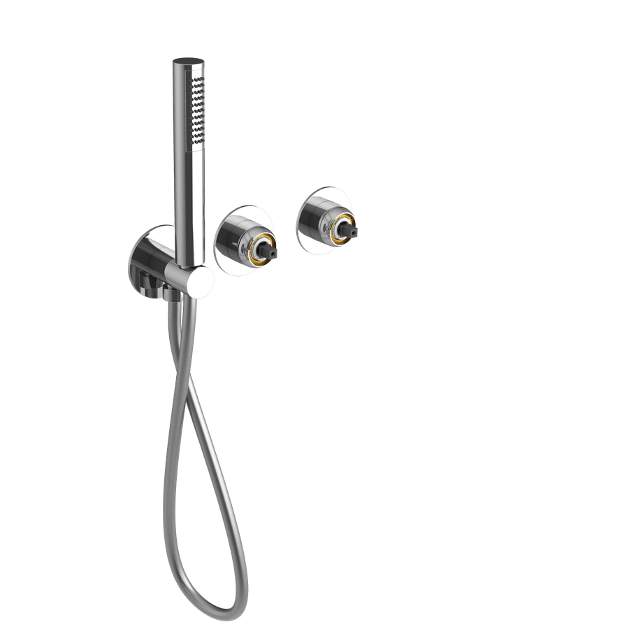 Sapho ULTRAMIX tělo podomítkové sprchové/vanové baterie s ruční sprchou, 2 výstupy, chrom