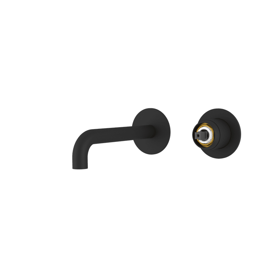 Sapho ULTRAMIX tělo podomítkové dvouprvkové umyvadlové baterie, hubice 15cm, černá mat