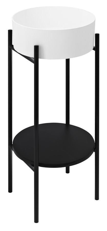 Sapho PUNO podstavec s umyvadlem 375x870x448xmm, černá