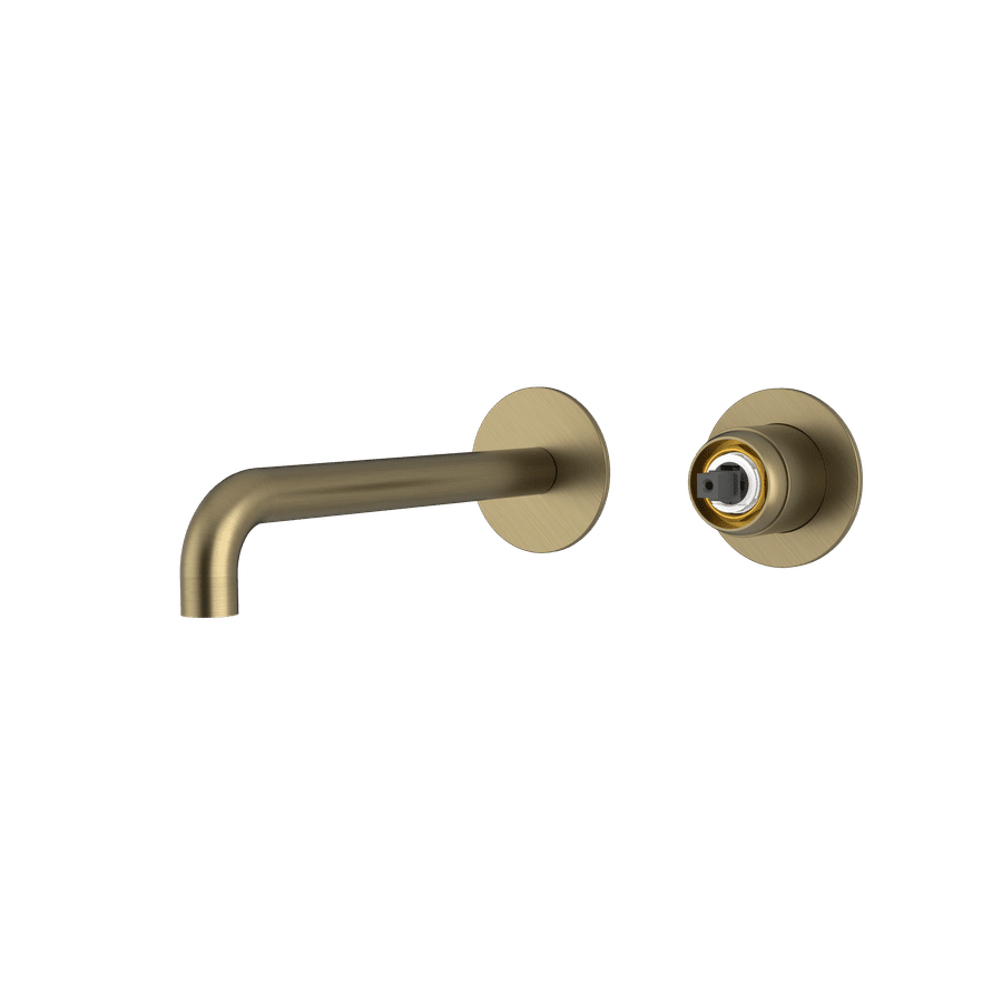 Sapho ULTRAMIX tělo podomítkové dvouprvkové umyvadlové baterie, hubice 20cm, zlato mat