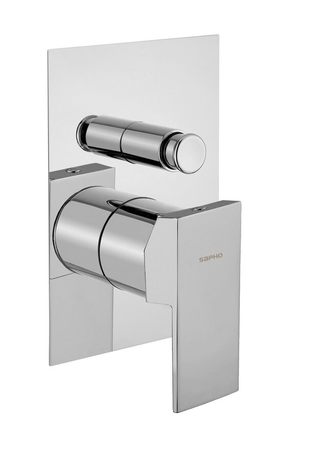 Sapho SPECTRE podomítková sprchová baterie, 2 výstupy, chrom