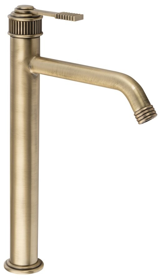 Sapho VERSI stojánková umyvadlová baterie vysoká, prodloužená hubice, bronz