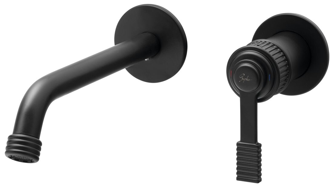 Sapho VERSI podomítková umyvadlová baterie, černá mat