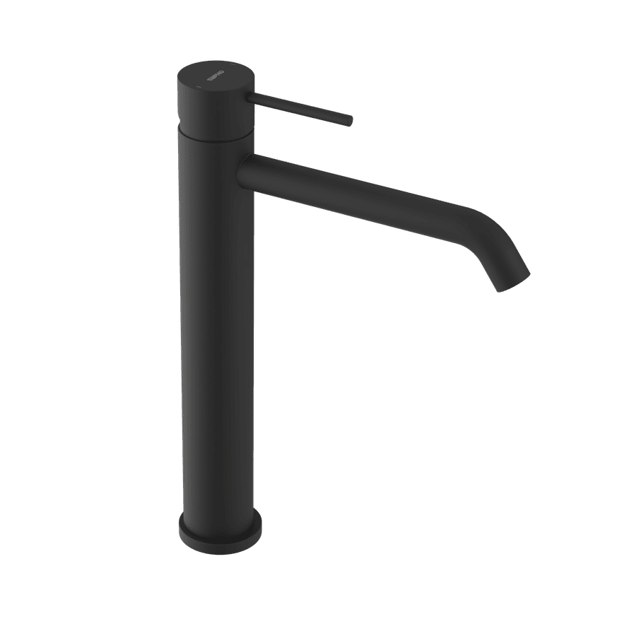 Sapho ULTRAMIX stojánková umyvadlová baterie vysoká, prodloužená hubice, černá mat