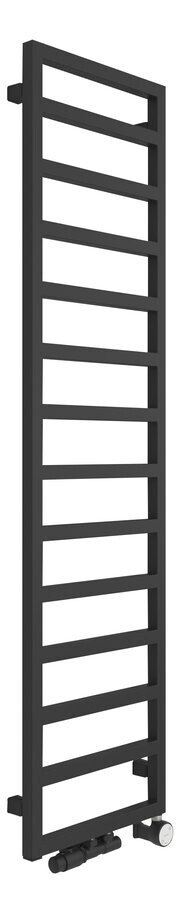 Sapho GIANLUCA otopné těleso 400x1590mm, černá mat