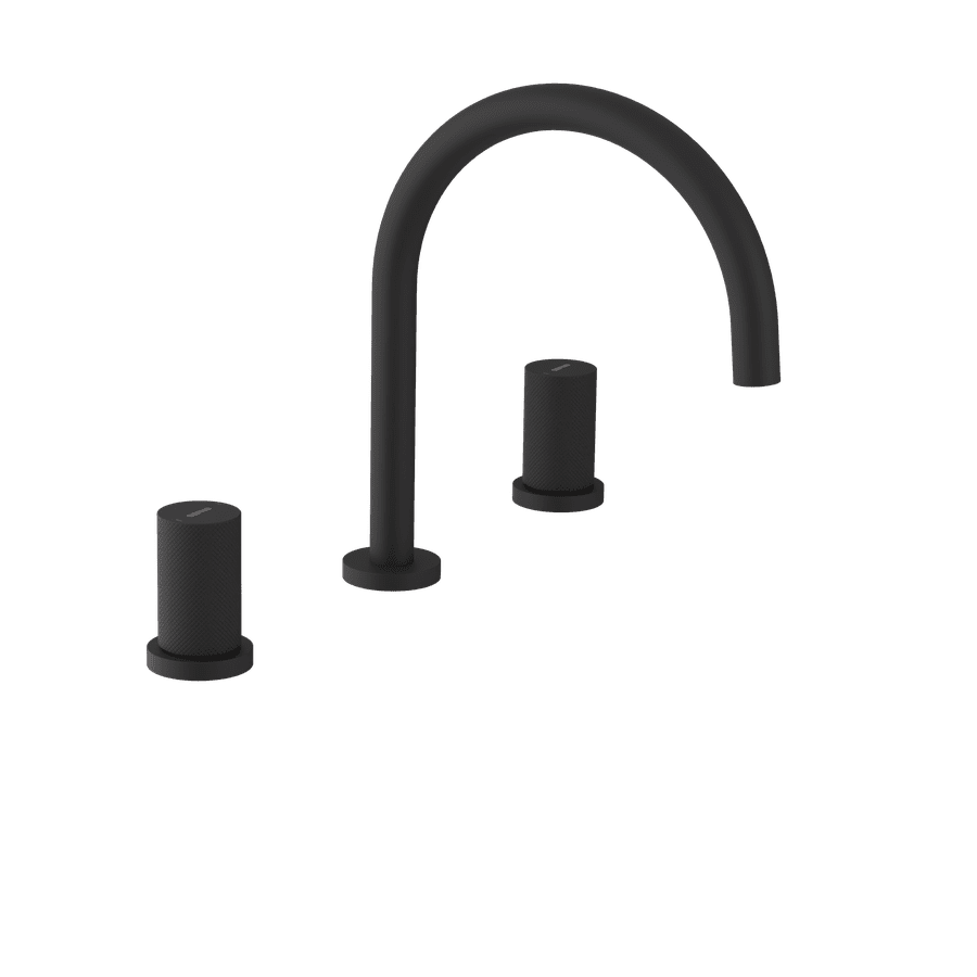 Sapho ULTRATAP tříprvková stojánková umyvadlová baterie, černá mat