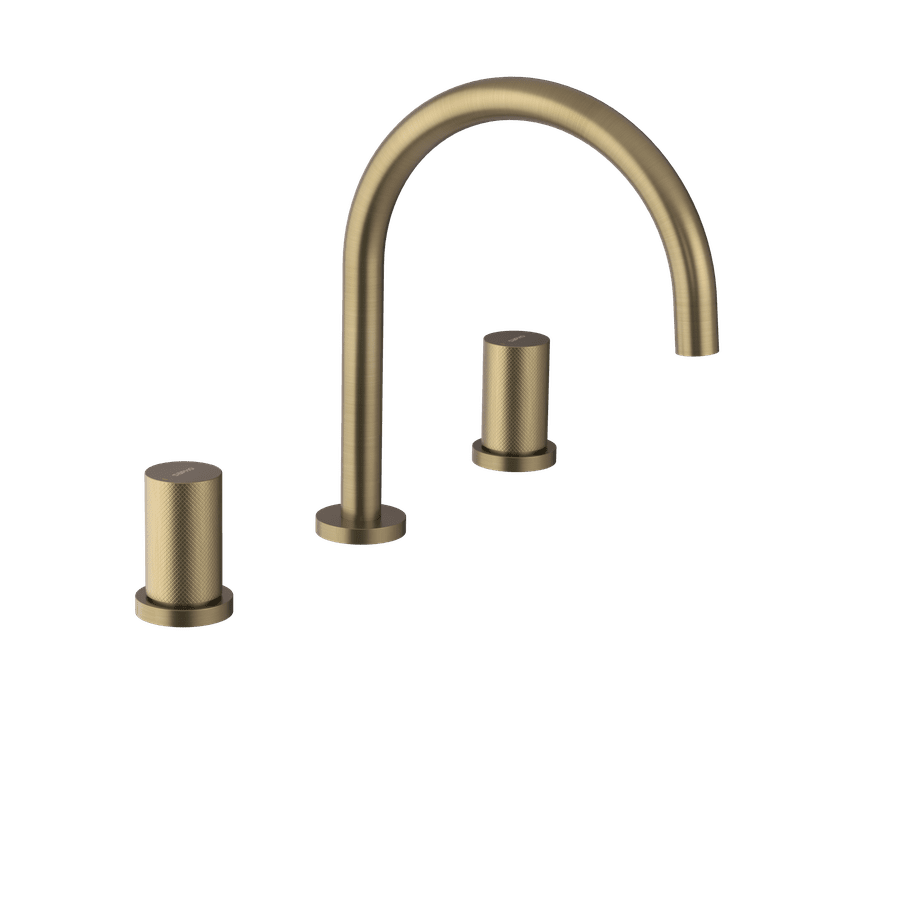 Sapho ULTRATAP tříprvková stojánková umyvadlová baterie, zlato mat