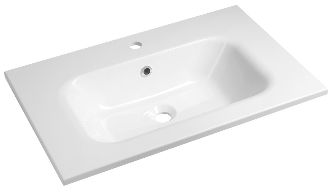 Sapho SIDRA umyvadlo, litý mramor, 71x46cm, bílá