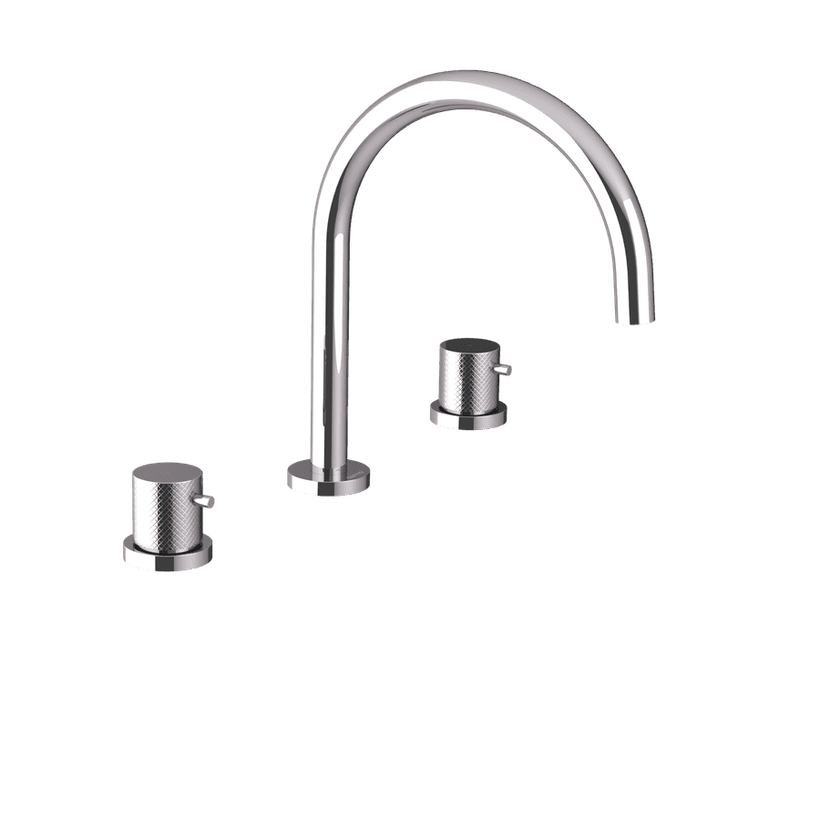 Sapho ULTRASAN tříprvková stojánková umyvadlová baterie, chrom