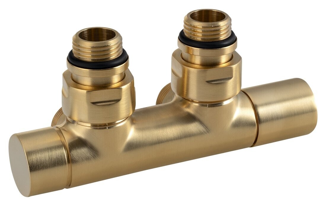 Sapho TWIN připojovací sada ventilů pro středové připojení, zlato mat