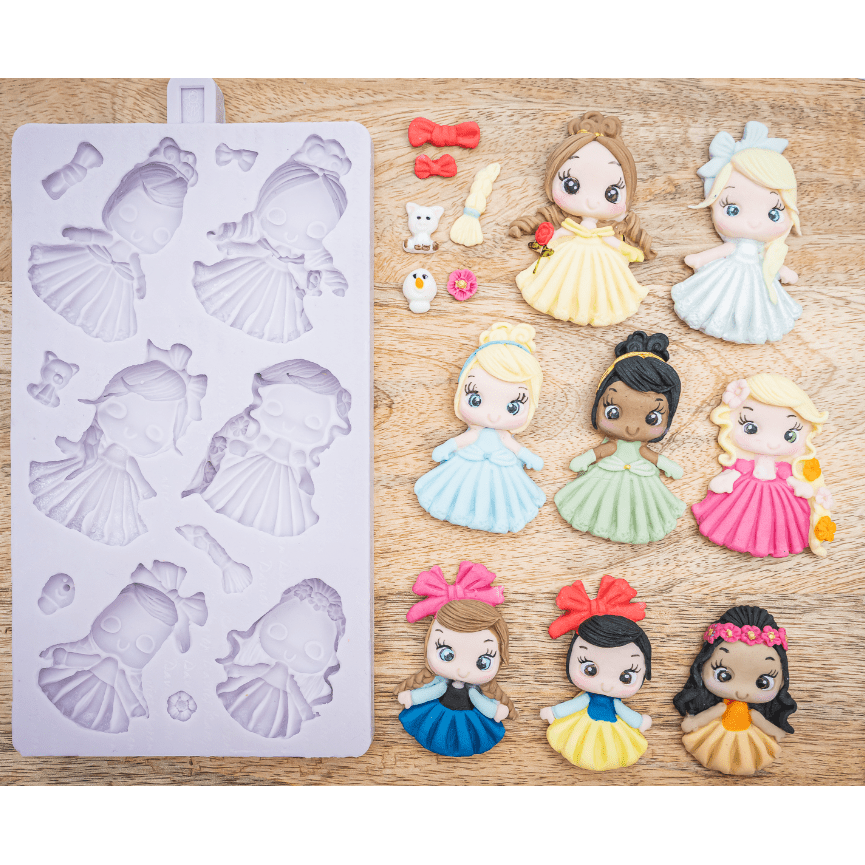 Silikonová forma princezny 21x12 cm - Karen Davies