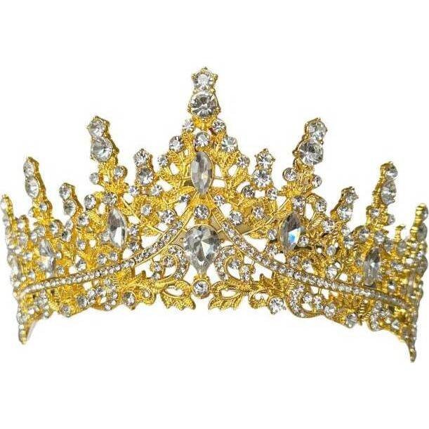 Nejedlá dekorace kovová Koruna zlatá - dortis