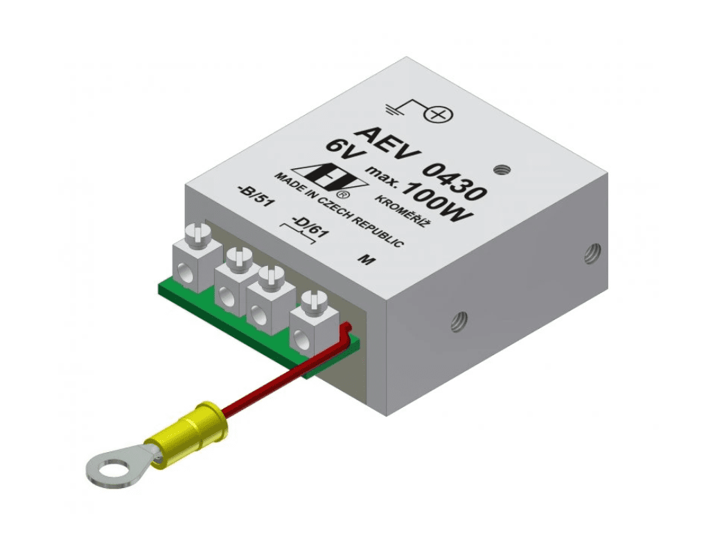 Regulátor dynama 6V 100W ukostření +pol. AEV