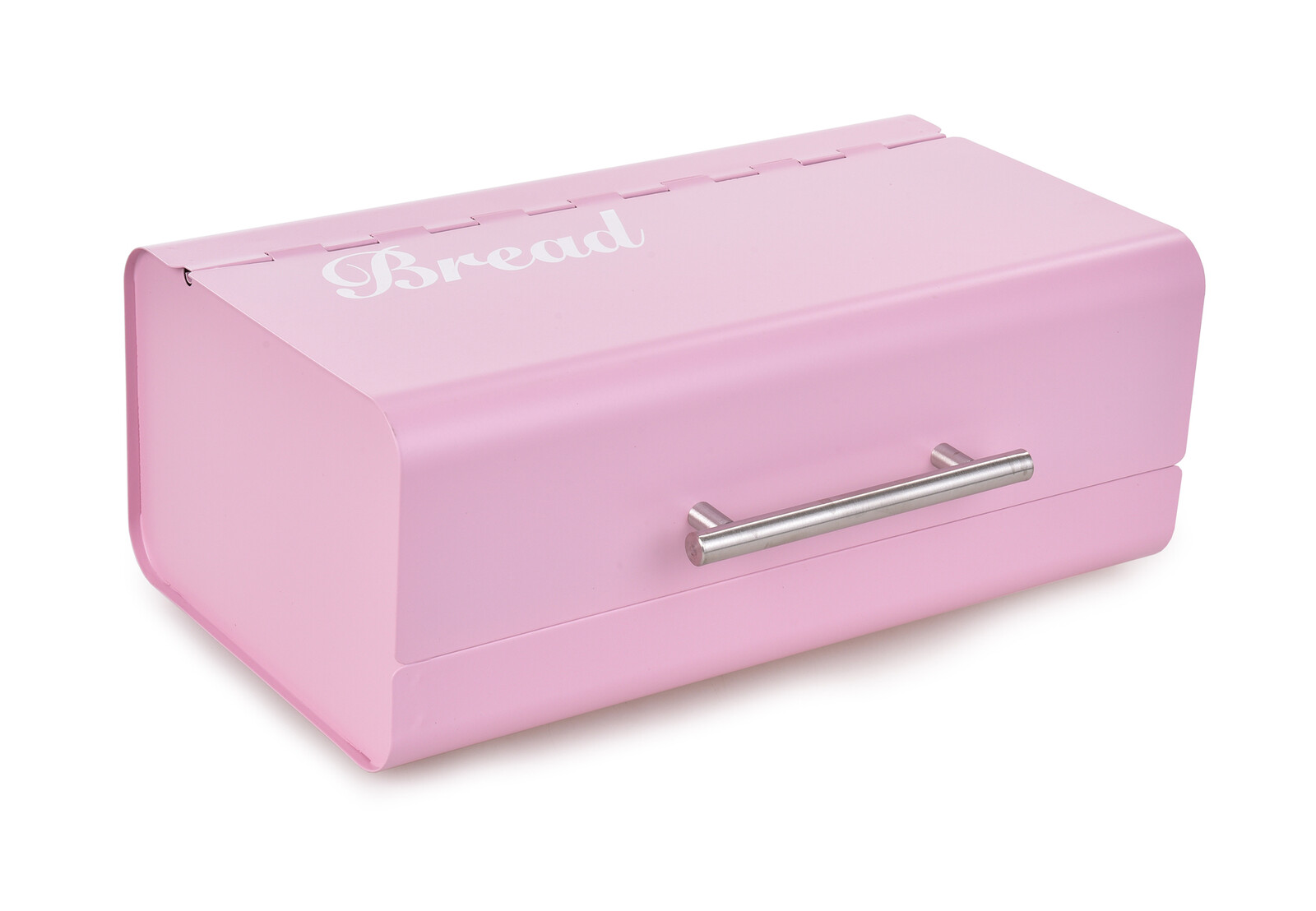 GOURMET | kovový chlebník s otevíracím víkem růžový