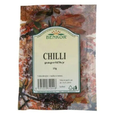 Benkor Chiilli papričky 10 g