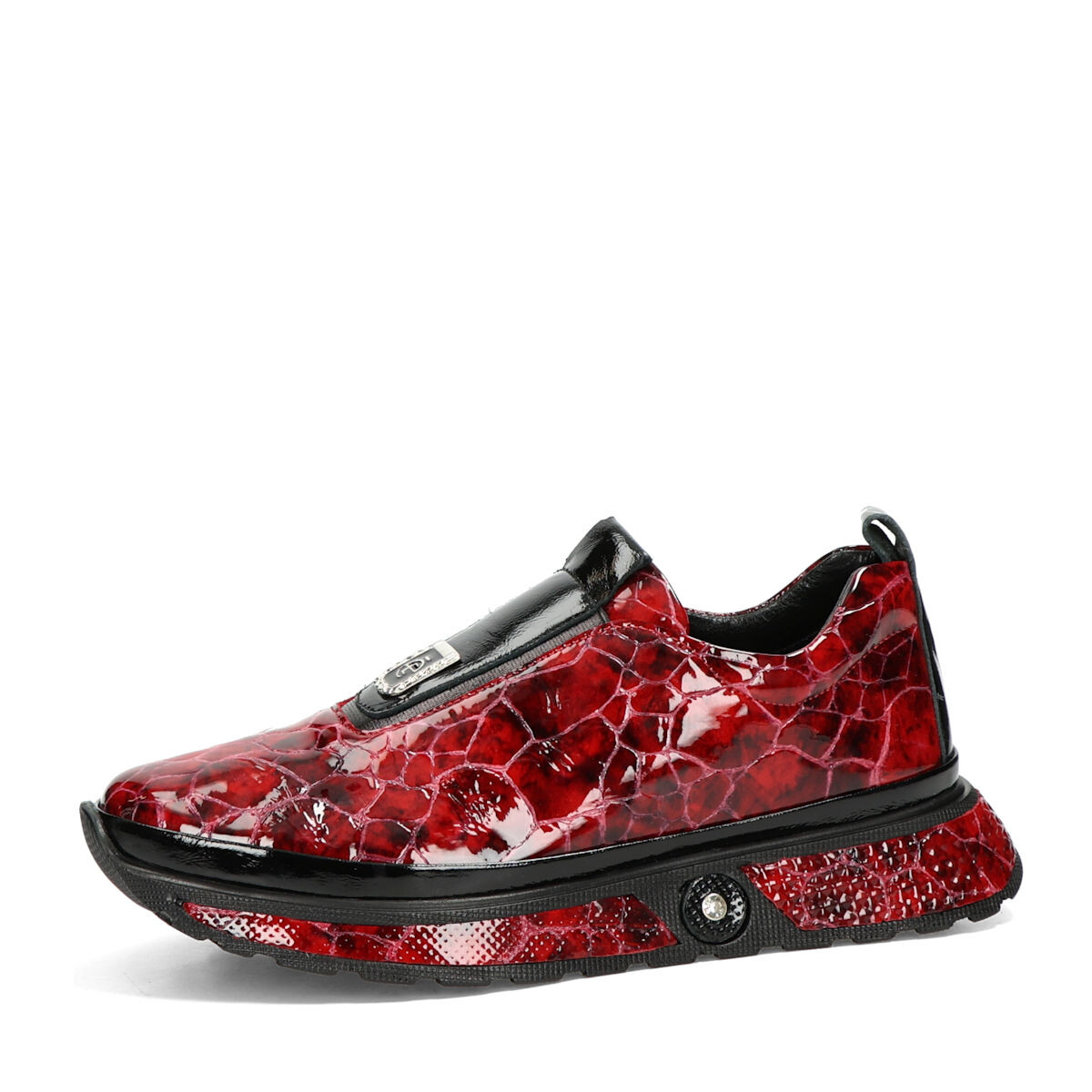 ETIMEĒ dámské kožené tenisky - červené - 37