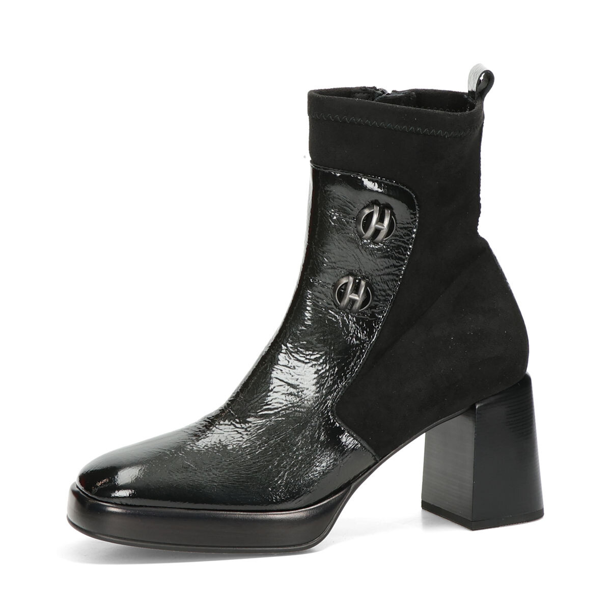 Hispanitas dámské podzimní kotníkové kozačky - černé - 36