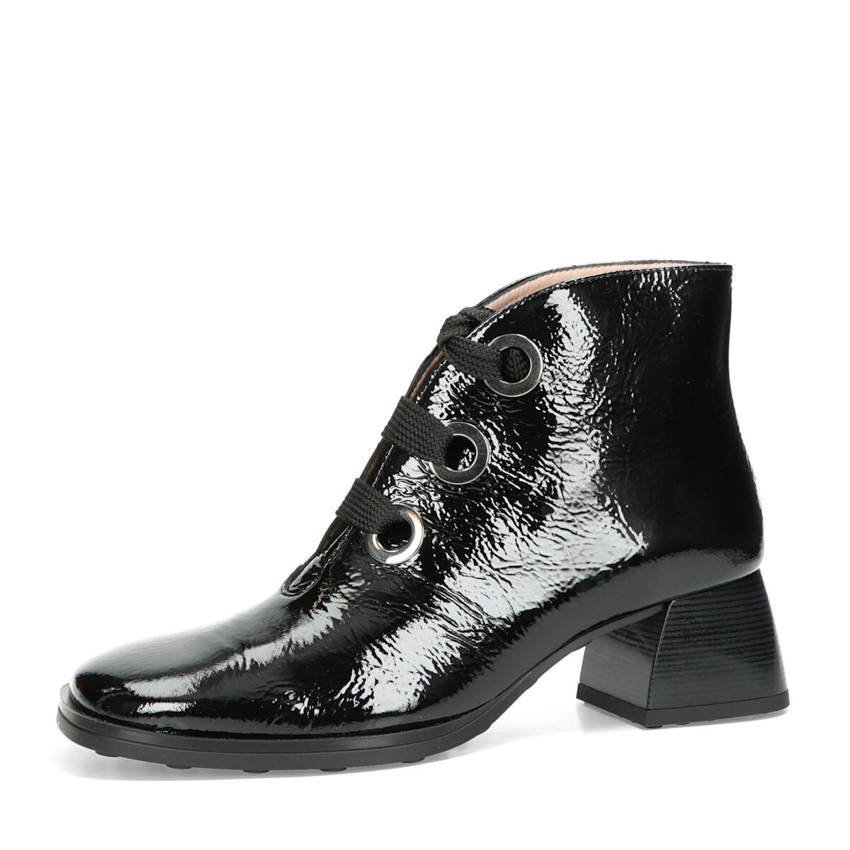 Hispanitas dámské kožené kotníkové boty - černé - 36